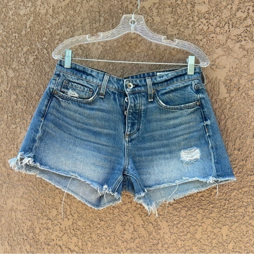 rag & bone Women's Distressed Jean Shorts